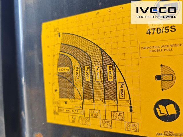 Pašizgāzējs kravas automašīna IVECO EFFER 470/5S!!!Motor neu!!!