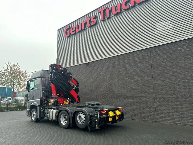 Vinç kamyonu Mercedes-Benz Actros 2553 6X2 TREKKER +HMF 4020 K6 +FJ 600 K4...