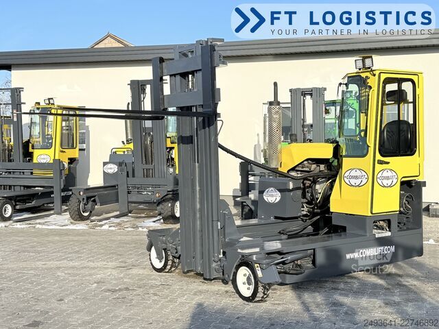 Wózek widłowy czterokierunkowy Combilift C3000 GAS DUPLEX PLATFORM 1500 FREE LIFT