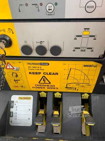 Autožeriav Palfinger PK 13001K A 4 FF mit Aufnahme