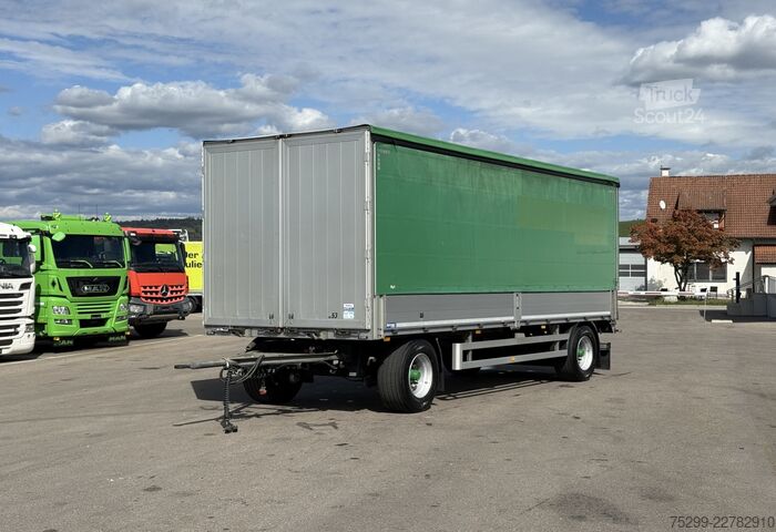 Avoin perävaunu pressulla  UE 18 Plane / Swiss-Vehicle