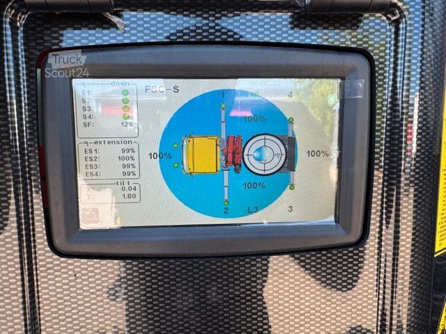 Kuorma-autoon asennettu nosturi MAN MAN TGS 35.520 mit F705, F805, F905 TECHNO NEU