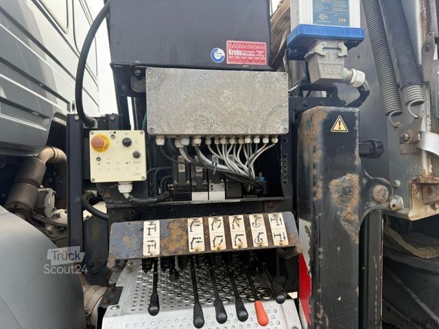 Trīspusējs kravas pašizgāzējs MERCEDES-BENZ Axor 1833 4x4 HAD Dreiseitenkipper mit MGK Kran