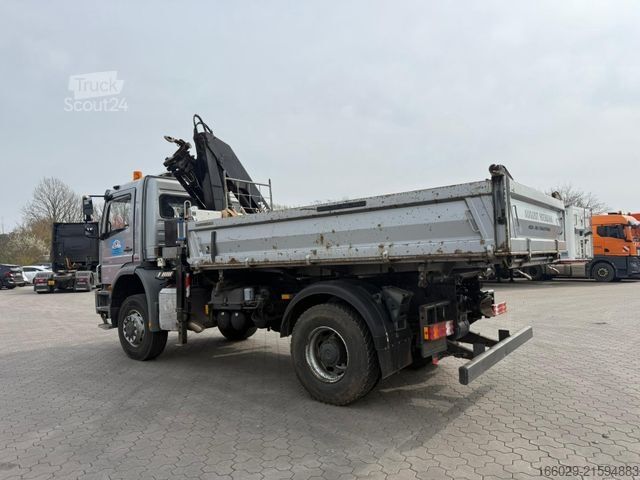 Truck mounted crane MERCEDES-BENZ Axor 1833 4x4 HAD Dreiseitenkipper mit MGK Kran