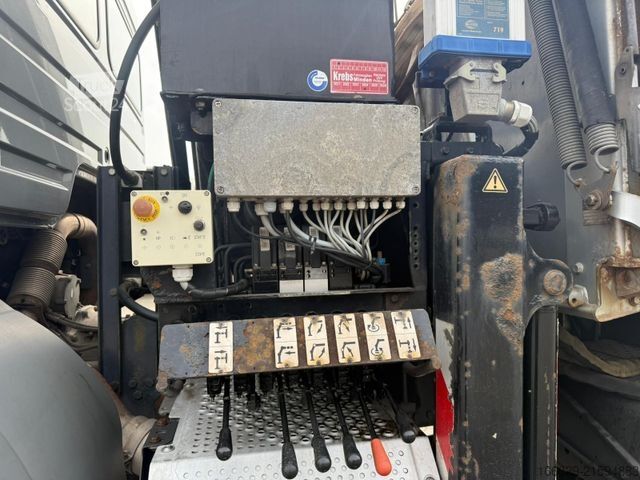 Truck mounted crane MERCEDES-BENZ Axor 1833 4x4 HAD Dreiseitenkipper mit MGK Kran