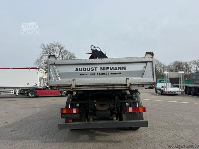 Truck mounted crane MERCEDES-BENZ Axor 1833 4x4 HAD Dreiseitenkipper mit MGK Kran