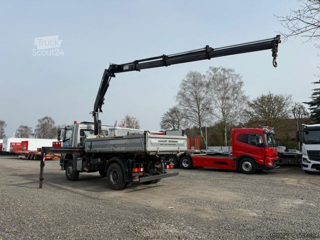 Truck mounted crane MERCEDES-BENZ Axor 1833 4x4 HAD Dreiseitenkipper mit MGK Kran