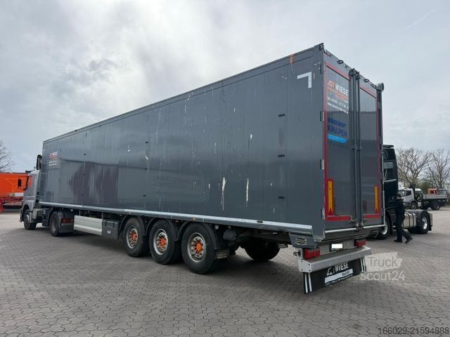 Puspiekabe ar staigājošo grīdu KNAPEN K100 Schubboden 92m³ 10mm Boden TÜV+Bremse Neu