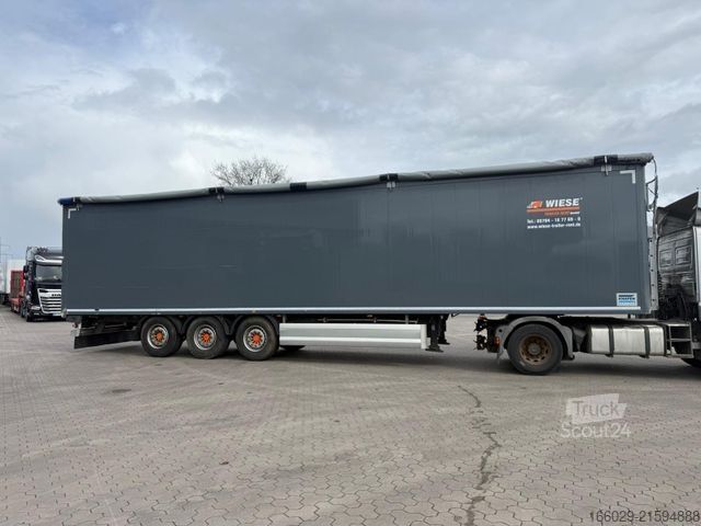 Puspiekabe ar staigājošo grīdu KNAPEN K100 Schubboden 92m³ 10mm Boden TÜV+Bremse Neu