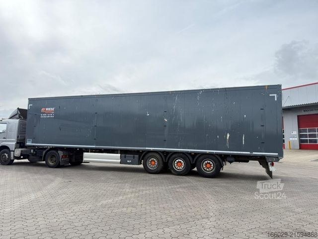 Puspiekabe ar staigājošo grīdu KNAPEN K100 Schubboden 92m³ 10mm Boden TÜV+Bremse Neu