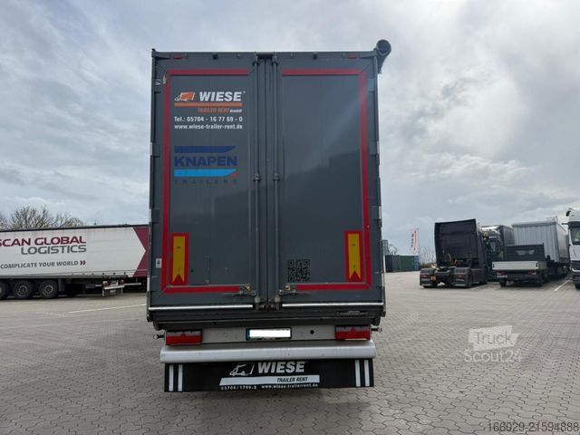 Puspiekabe ar staigājošo grīdu KNAPEN K100 Schubboden 92m³ 10mm Boden TÜV+Bremse Neu