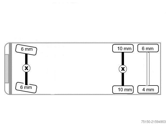 Roll-off tipper truck MAN 28.440 6x4 BL ALLRAD MULTILIFT Nr.: 015