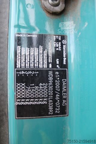 Roll-off tipper truck MERCEDES-BENZ 2545 6x2 BL - Meiller RK 20.65 - Nr.: 892