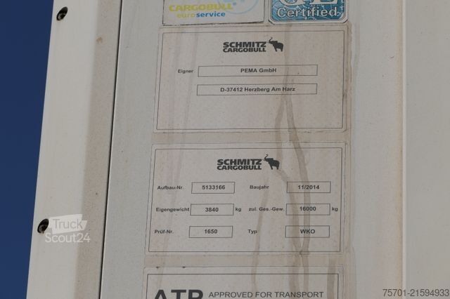 Maināms virsbūves kravas automobilis SCHMITZ Schmitz Kühlkoffer BDF Wechselaufbau