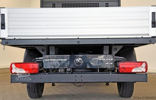 Perdeli panelvan MERCEDES-BENZ Sprinter 314 CDI/36 4x4 Allrad AHK Doka Pritsche