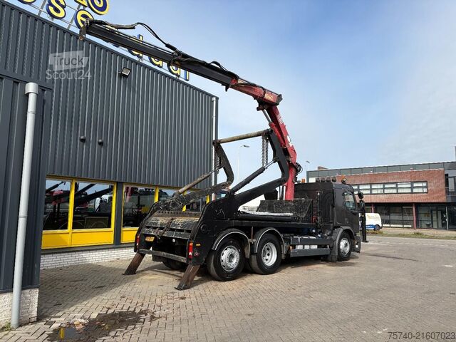 Krokcontainer Volvo FE 6 X 2 + HMF 1680  + CONTAINER SYSTEM