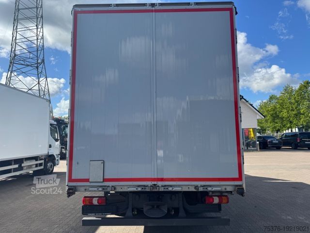Transportador con plataforma y toldo MERCEDES-BENZ Atego 824 Tang-Aufbau AHK