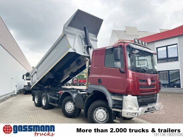 Spezial-LKW Tatra Phoenix 8x8, Stahlmulde ca. 22m³, hydr.