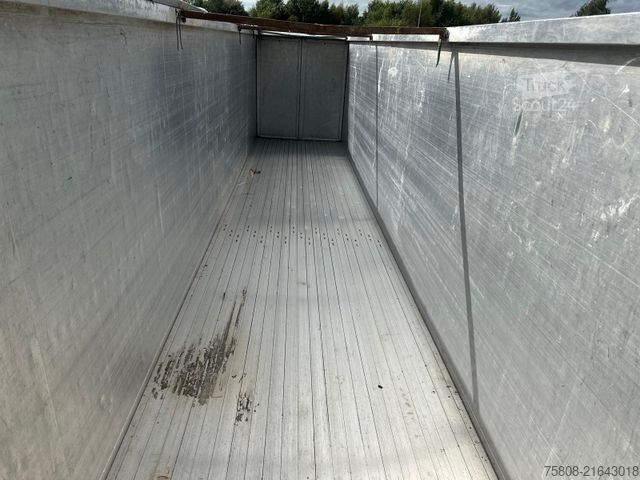 Polpriklopnik s premičnim dnom KRAKER CF-Z 200 Walkingfloor 92m³ 10 mm Liftachse Funk