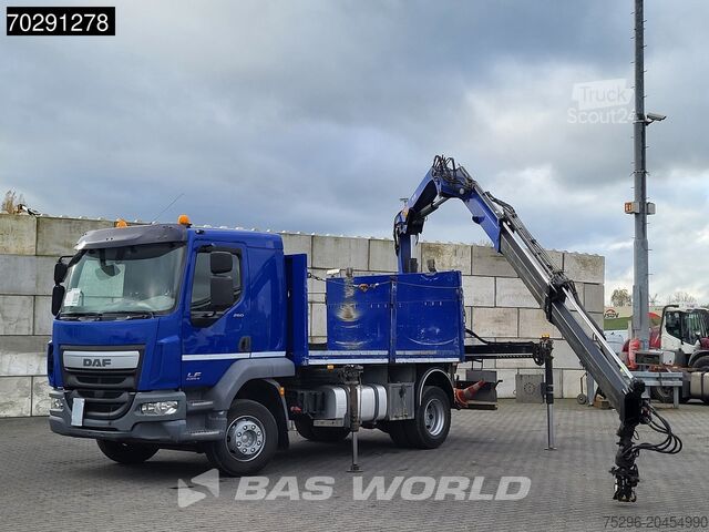 Ladepritsche DAF LF 260 LF 4X2 Hiab 111 B-2 HIDUO Crane Kran Rem...