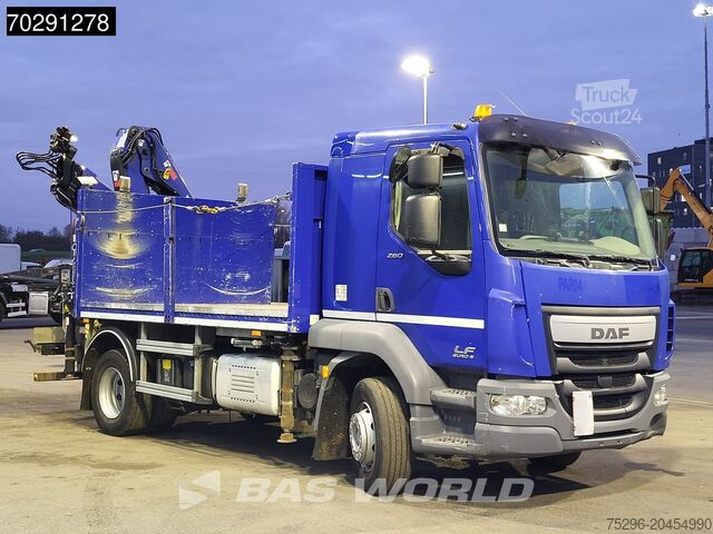 Ladepritsche DAF LF 260 LF 4X2 Hiab 111 B-2 HIDUO Crane Kran Rem...