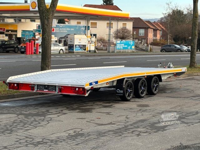 Autovedēja piekabe BLYSS Fahrzeugtransporter 550x220cm Anhänger 3500kg gG