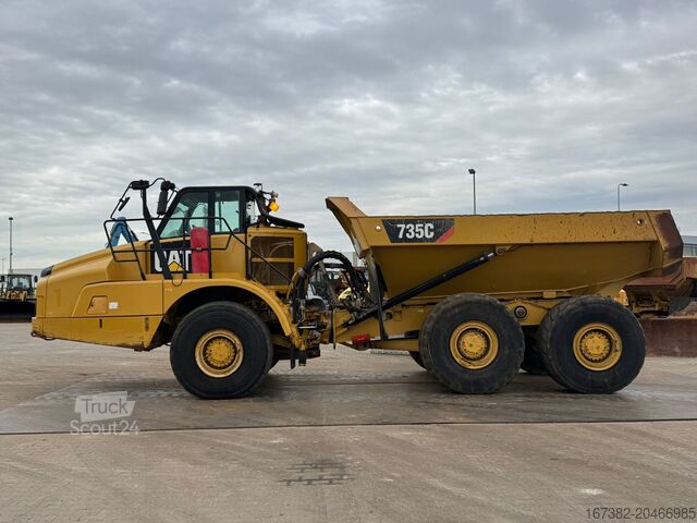 Camión volquete Caterpillar 735C - CAT Rebuild transmission