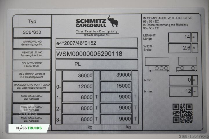 Chladiarenský náves SCHMITZ CARGOBULL SKO FP 60 Carrier Vector 1550