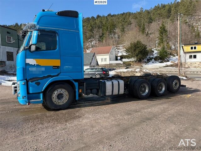 Șasiu cu cabină Volvo FH16 8x4 tridem chassis repair object