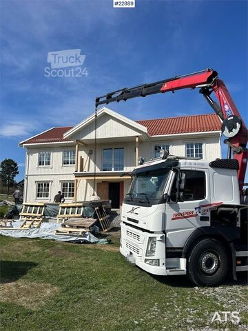Ciężarówka z dźwigiem Volvo FM450 Crane Truck w/ 21 t/m HMF crane and Lift. 19