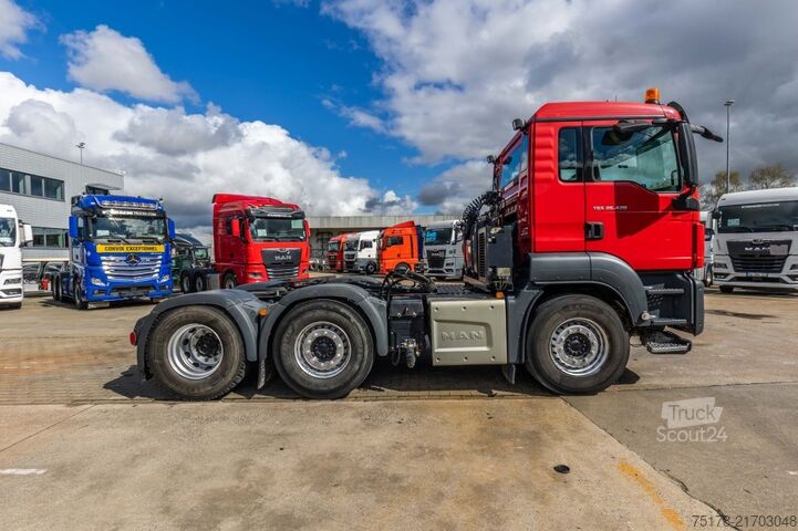 Camion-benne avec grue MAN TGS 26.420 BLS-6x2/4+ EPSILON Q200Z
