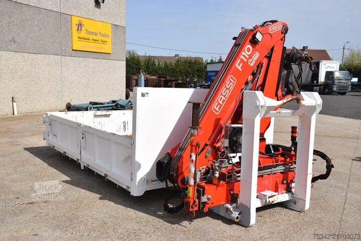 Container Overige Container met Fassi F110 A – 4 x Hidraulisch