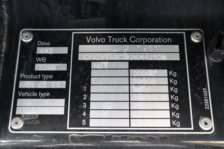 Padrão-SZM Volvo FH 540 | 6X2 | ADR | RETARDER | EURO 6