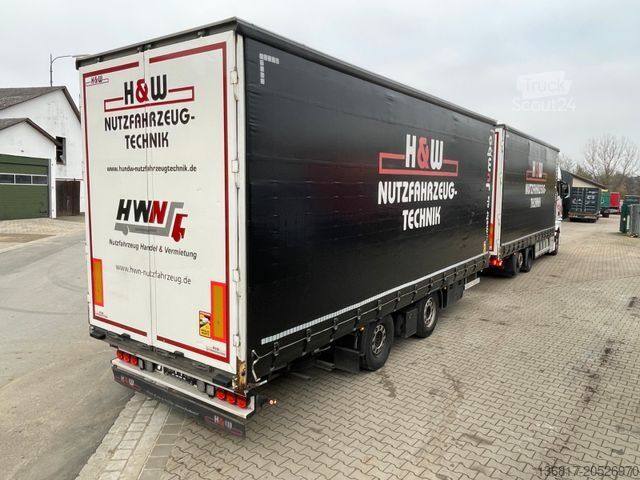Ciężarówka jumbo MAN TGX 26.510 6x2 LLL Retarder Jumbo Zug H&W Anhäng