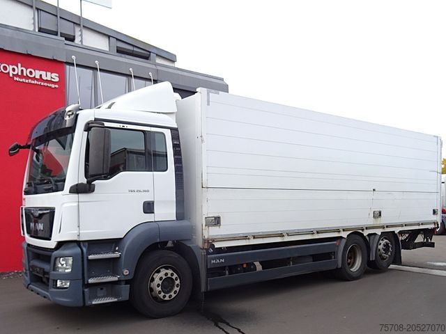 LKW mit Kofferaufbau MAN 26.360 TGS*Schwenkwand*20 Pal*Lift/Lenk*2 to LBW