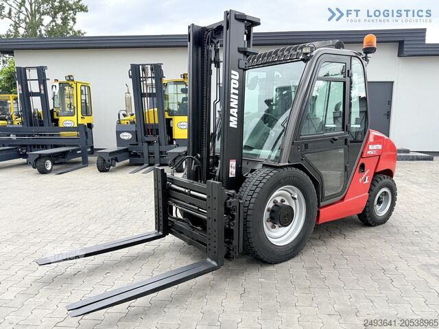 Nelygios vietovės šakinis krautuvas Manitou MSI30 / DIESEL / DUPLEX 3350 / CABIN