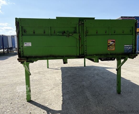 Plateforme amovible avec plateau Krone Baustoff 7,45 Multilockrahmen Türen