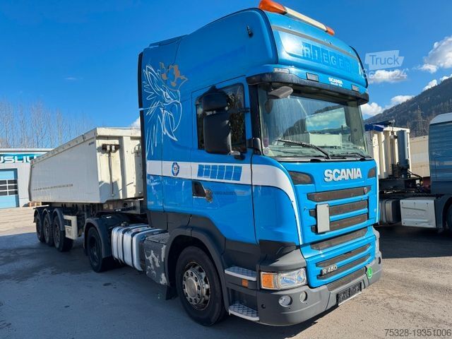 Стандартен влекач SCANIA R450 Retarder Kipphydraulik