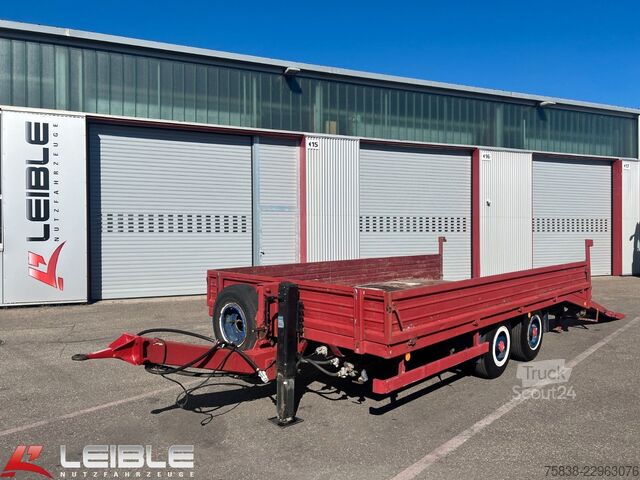 Remorque porte-engins surbaissée MÜLLER-MITTELTAL ETü-TA*Deichsel verstellbar*Auffahrrampe*Blatt*