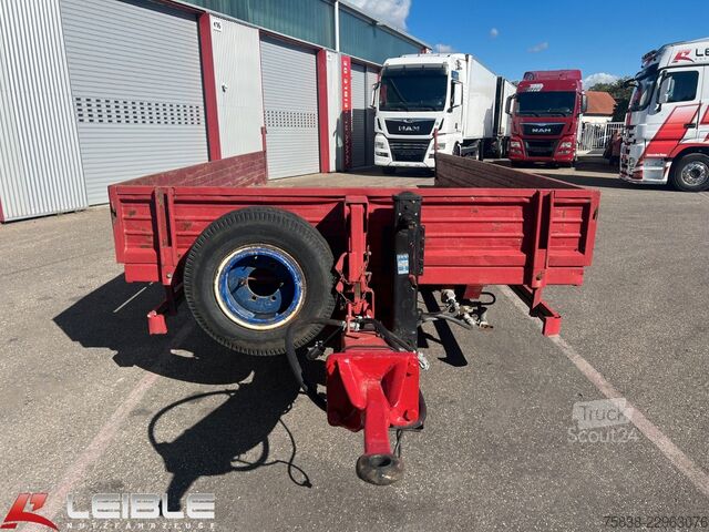 Remorque porte-engins surbaissée MÜLLER-MITTELTAL ETü-TA*Deichsel verstellbar*Auffahrrampe*Blatt*