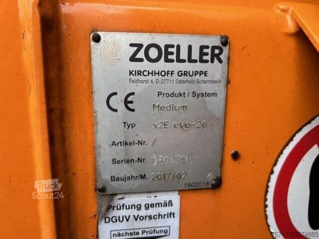 Απορριμματοφόρο MAN 26.320 6x2 TGS Zöller X2E evo26/Euro6