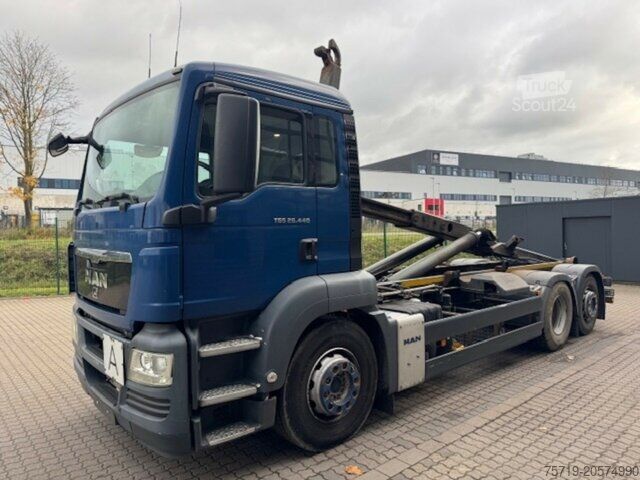 Camion benne à bras amovible MAN 26.440 6x2 TGS Meiller 2070/Handschaltung