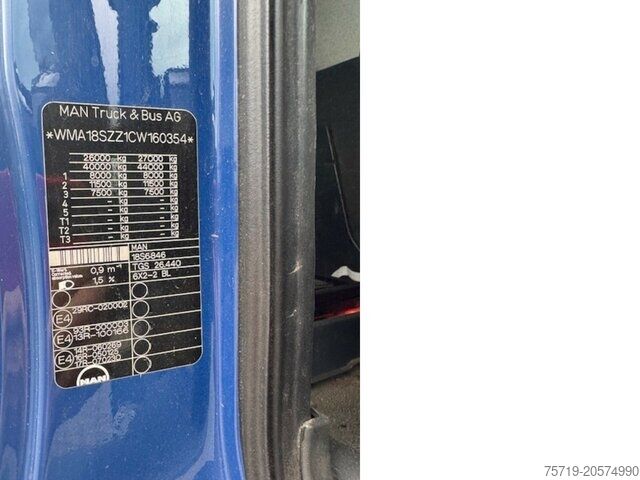 Kroklastbil MAN 26.440 6x2 TGS Meiller 2070/Handschaltung