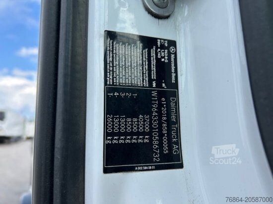 Concrete mixer truck MERCEDES-BENZ AROCS 3743, 8X4 BETONMISCHER, EURO 6,  9M³ LIEBHERR MISCHER