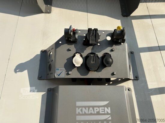 Yürüyen tabanlı yarı römork KNAPEN K100/KT01, 10 MM, LIFTACHSE, ROLLPLANE, FUNK