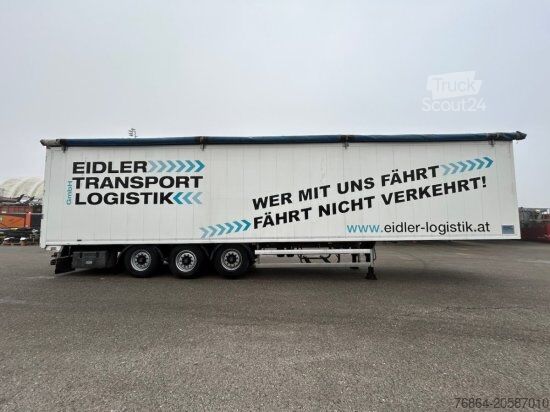 Semitrailer med walking floor KNAPEN K100/KT01, 10 MM, LIFTACHSE, ROLLPLANE, FUNK