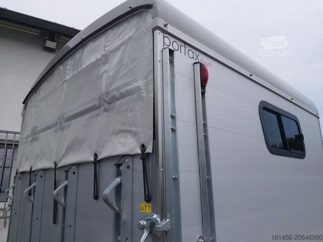 At römorku Böckmann Portax Esprit silver black SAKA Voll Paket Trittschutz 100 kmH Modell 2023 Top Preis