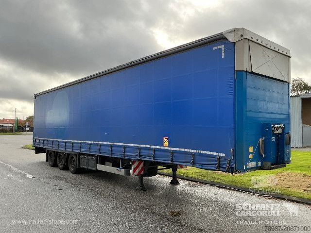Auflieger mit Pritsche & Plane Schmitz Cargobull Curtainsider Mega