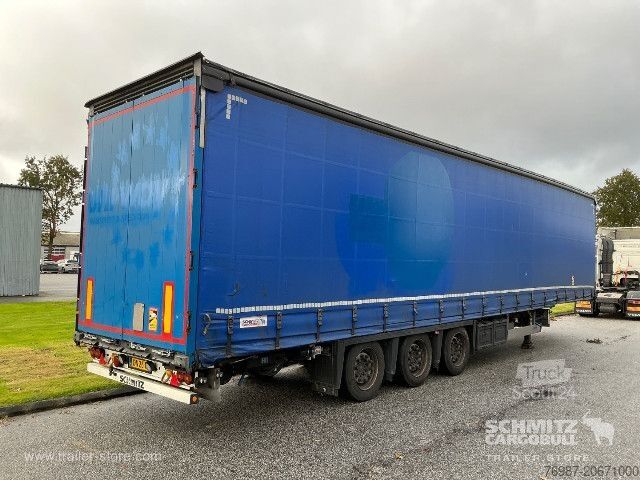 Auflieger mit Pritsche & Plane Schmitz Cargobull Curtainsider Mega