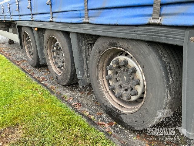 Auflieger mit Pritsche & Plane Schmitz Cargobull Curtainsider Mega